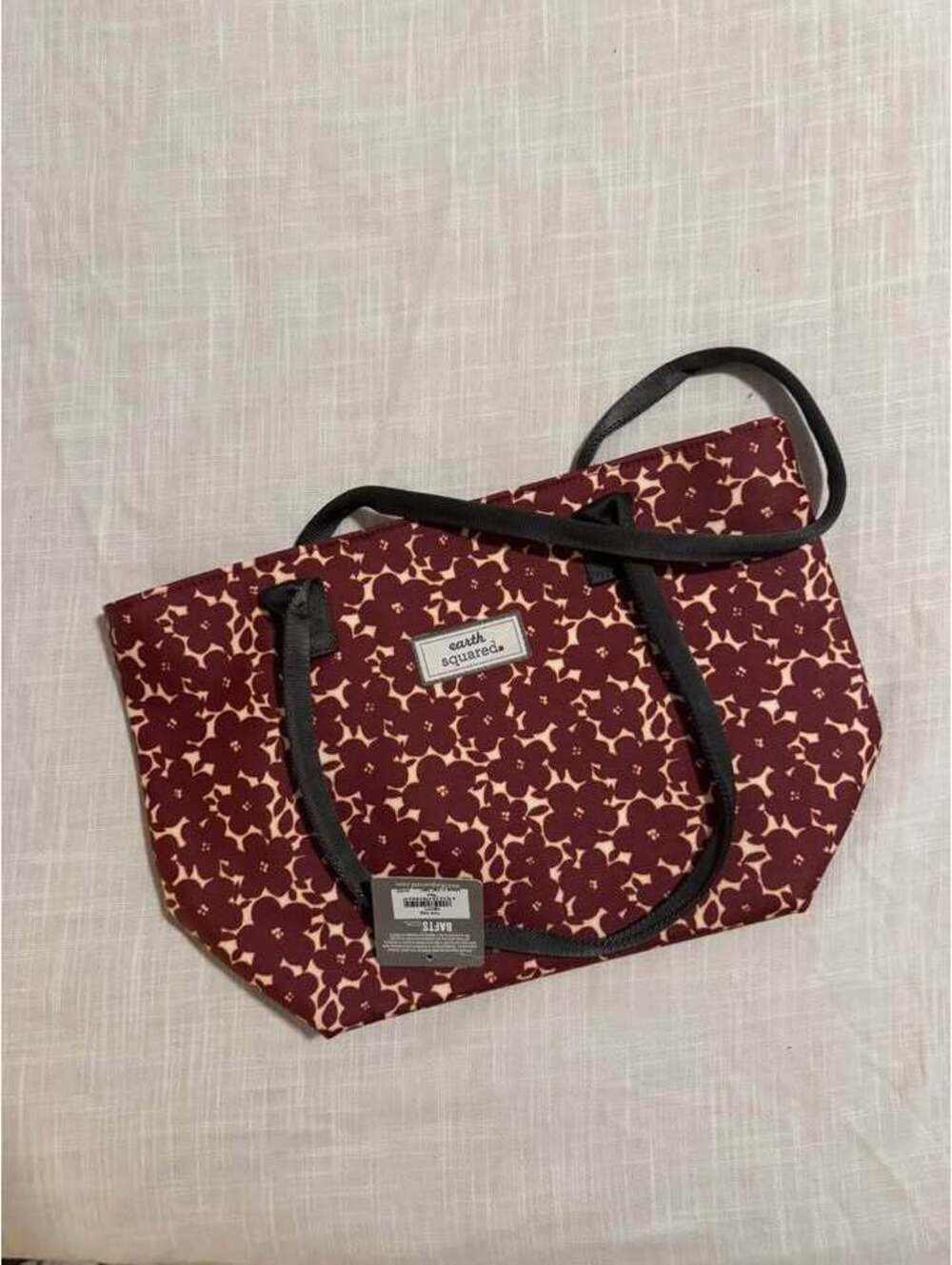 Earth Squared Floral Tote Bag + Wallet Set
